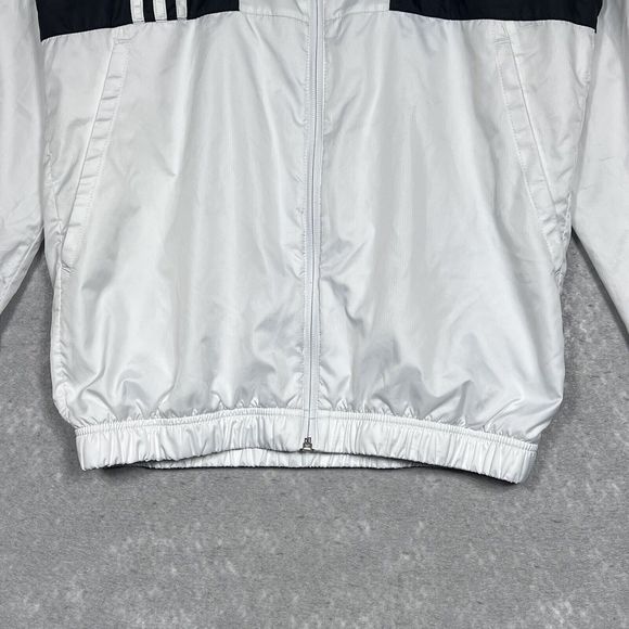 Adidas Axis Windbreaker Jacket Men’s Sz Small Full Zip Hooded FT2716 Color-block - Picture 5 of 16